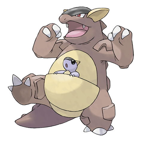 ¿A qué nivel evoluciona Kangaskhan?