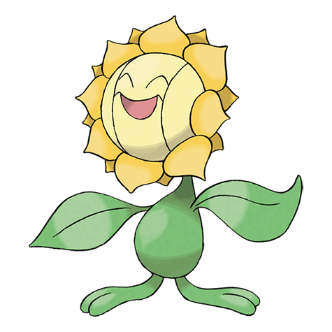 ¿A qué nivel evoluciona Sunflora?